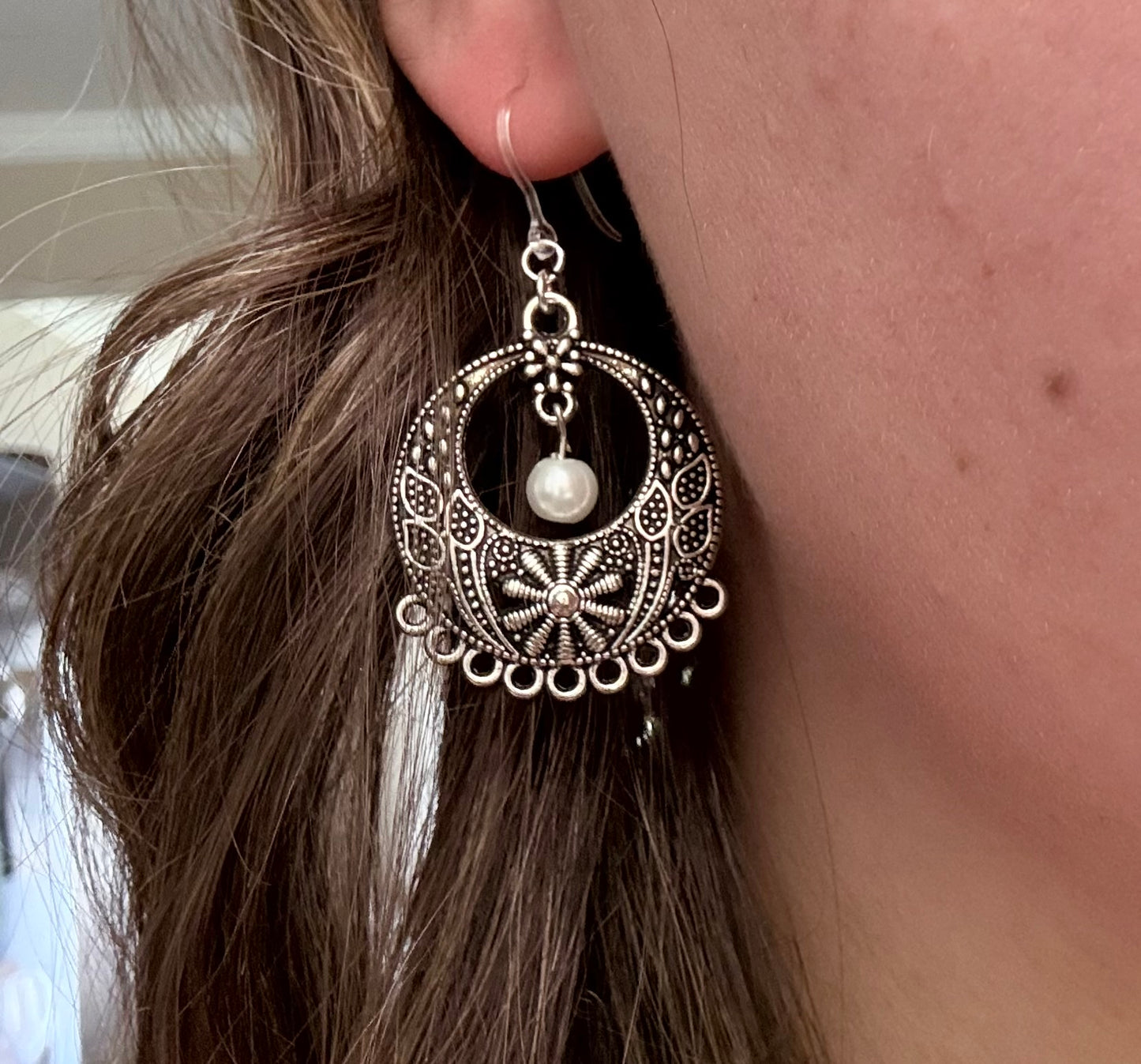 Boho Pearl Dangles