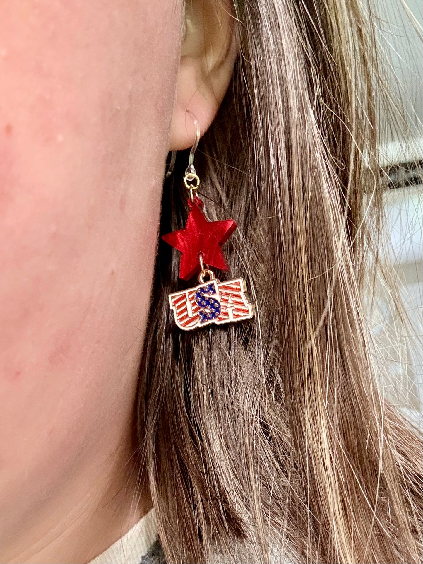 USA Star Dangle