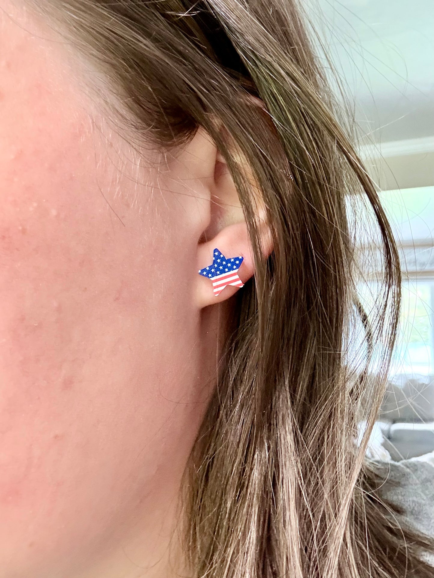 Star Flag Studs
