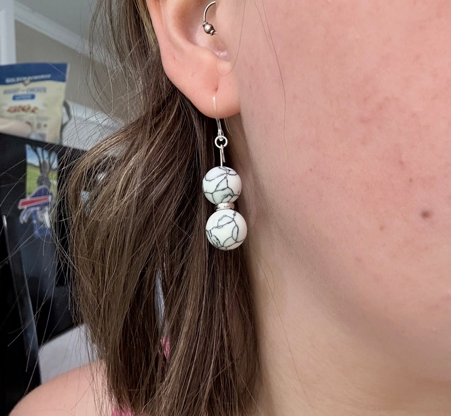 Double Bead Dangle