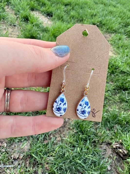 Dainty Blue Charm Dangle